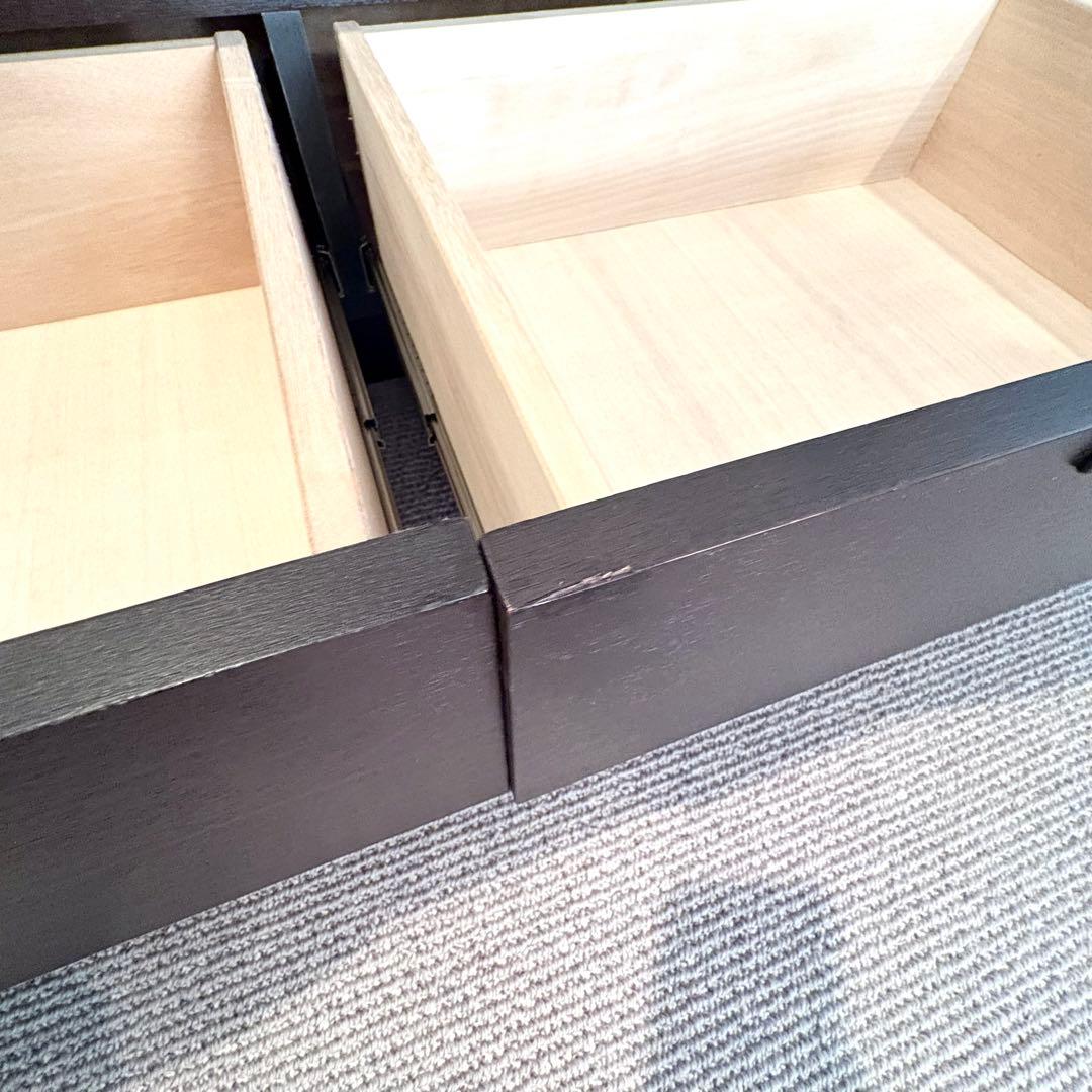 テレビ台 テレビボード ローボード 木製 木 シンプル ダークブラウン シンプル