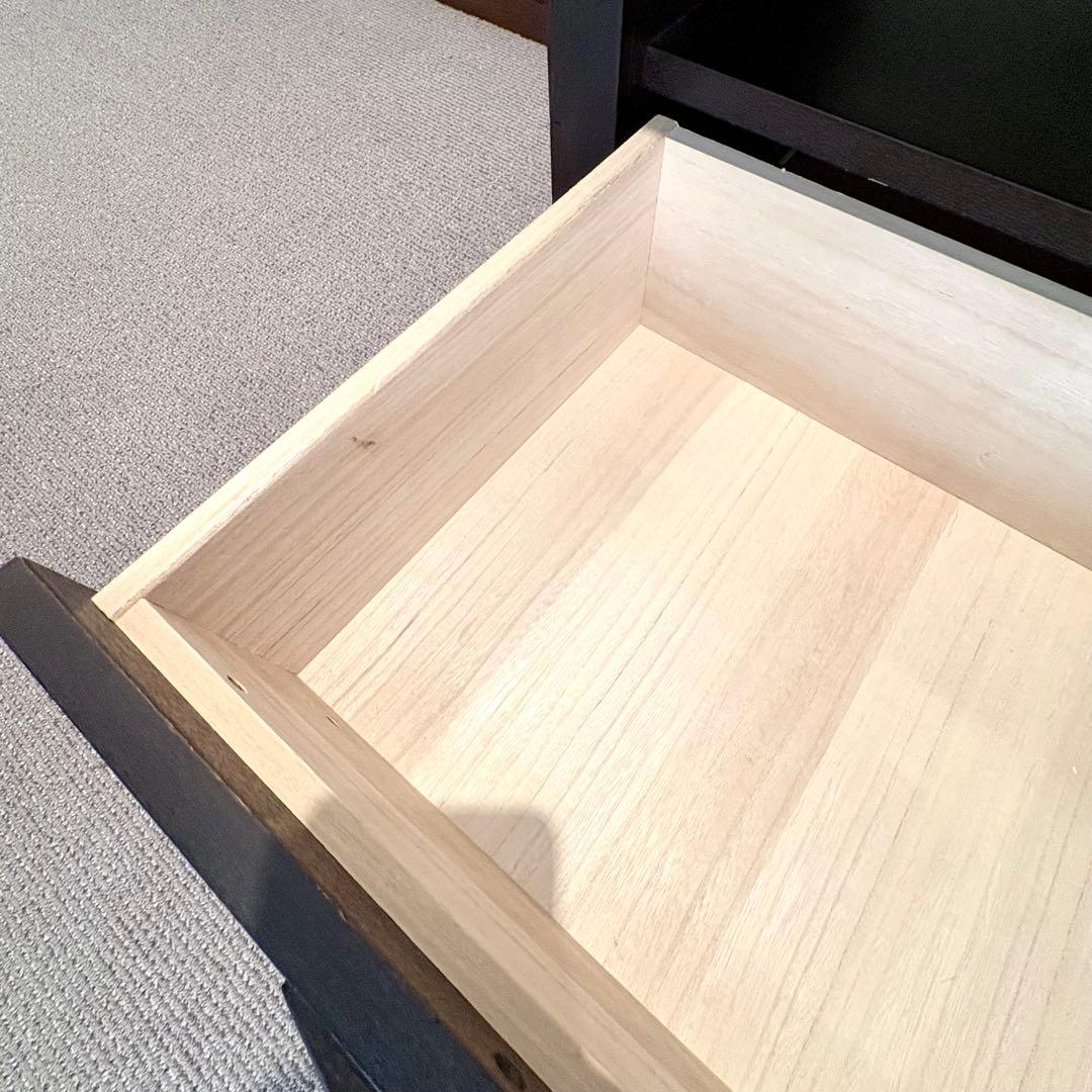 テレビ台 テレビボード ローボード 木製 木 シンプル ダークブラウン シンプル