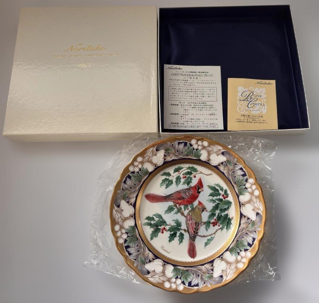 未使用 ノリタケ クリスマスプレート 1997年～2000年 ４枚セット 箱あり