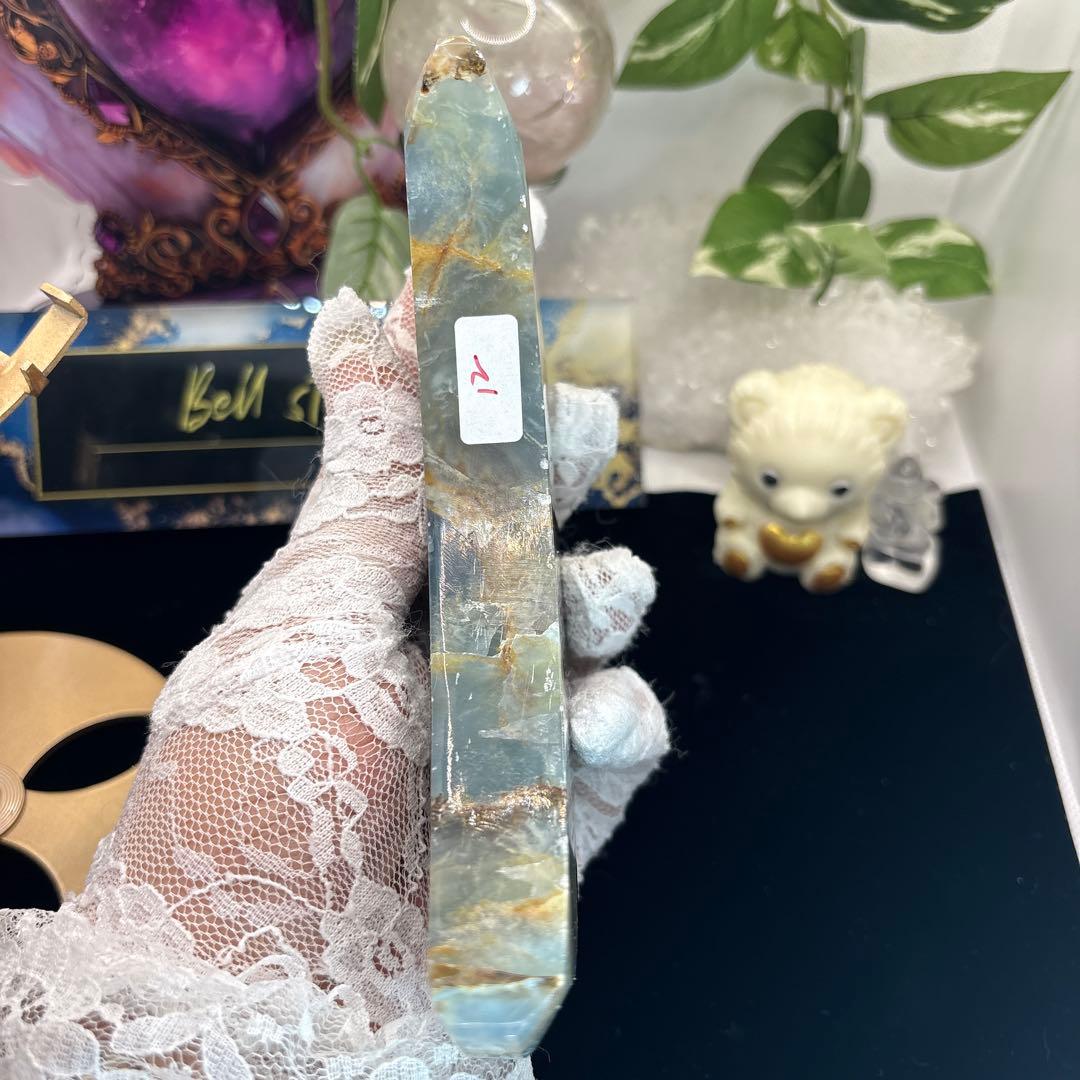 新入荷♡ブルーオニキスビッグ月♡No.1247