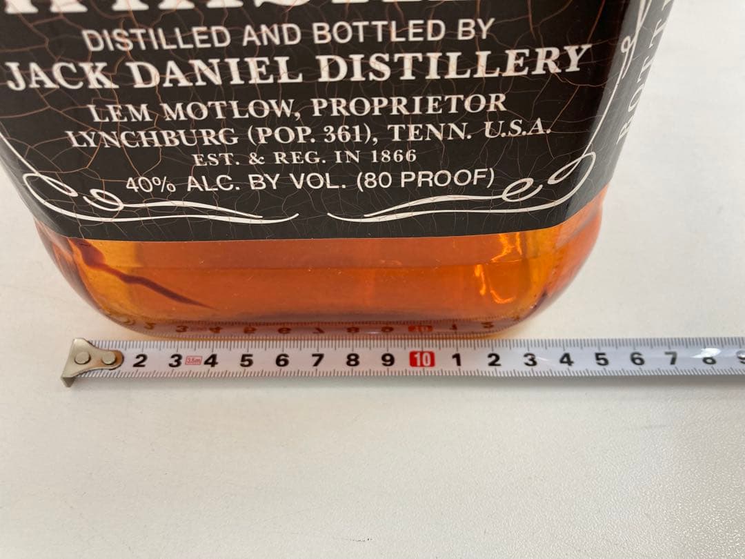 【特大ディスプレイ✨】 ジャックダニエル　ガラス製　非売品　激レア　高さ48㎝