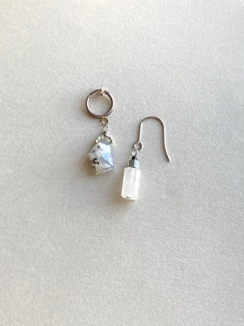 no.0322 雲の中のデンドリックと濁りのクォーツ　一点物