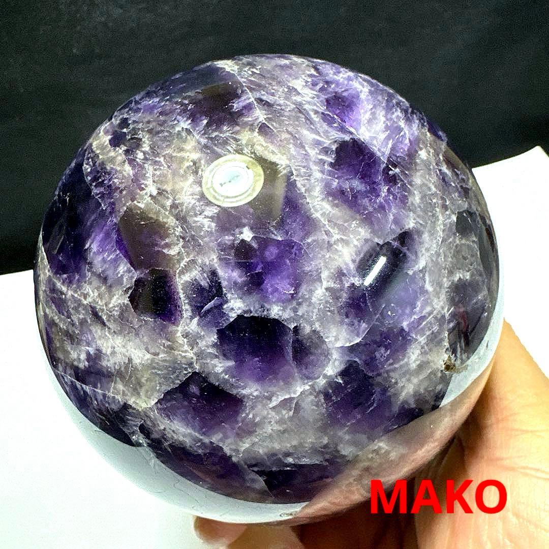 M1887☆アメジスト丸玉直径97mm1.2Kg☆天然石☆N60104- C - メルカリ