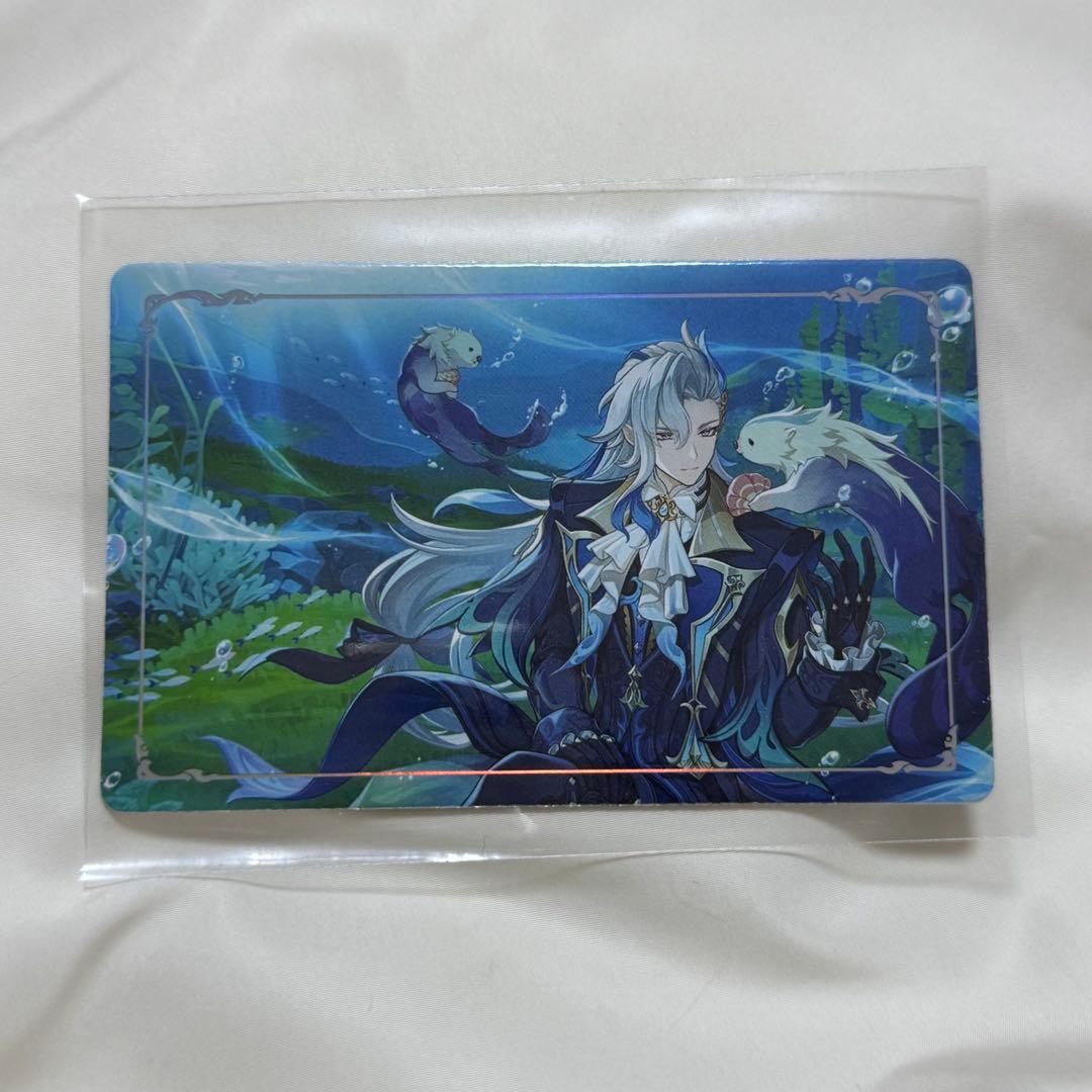 原神 東京タワー テイワットツアー ホログラムミニカード ヌヴィレット