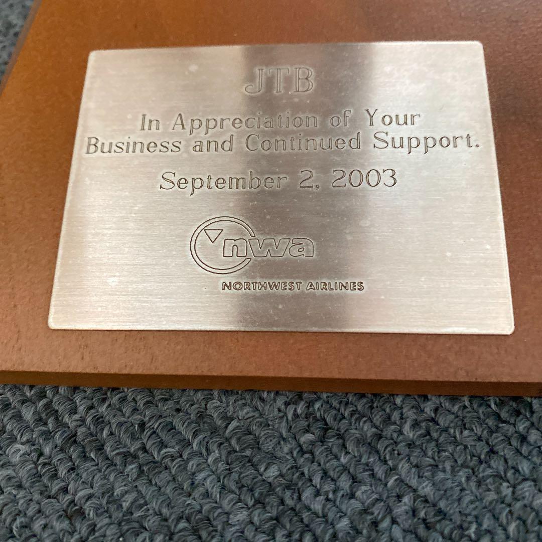 ボーイング747 1/100 模型 ノースウェスト スーパージャンボ 非売品