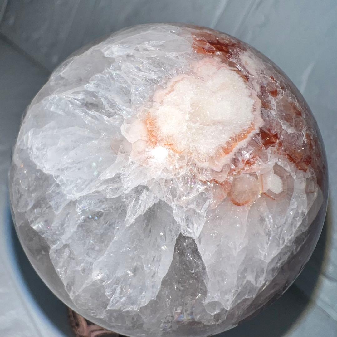 ㉒ピンクアメジスト⭐️桜瑪瑙⭐️ピンクアメジスト花瑪瑙⭐️フラワーアゲート⭐️スフィア