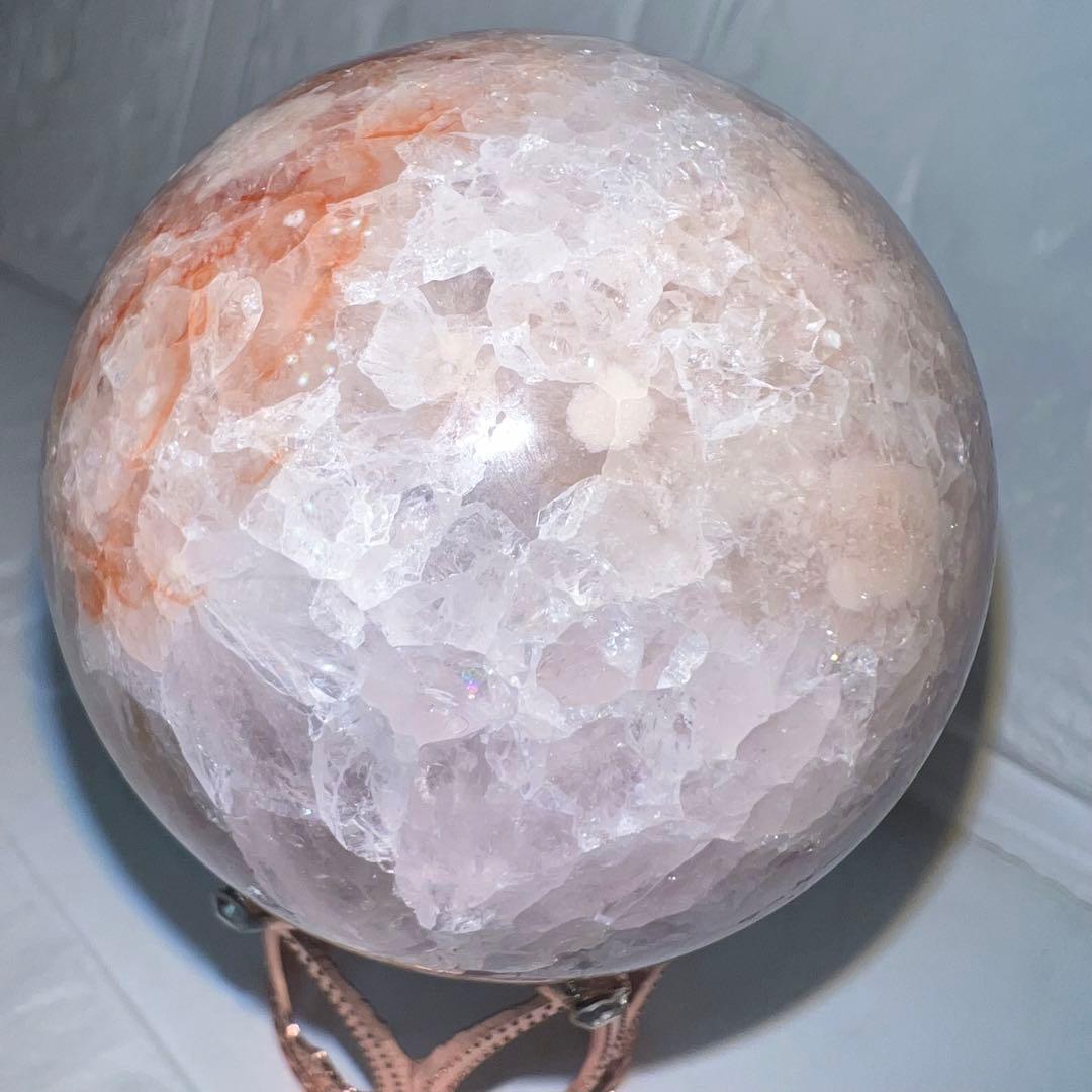 ㉒ピンクアメジスト⭐️桜瑪瑙⭐️ピンクアメジスト花瑪瑙⭐️フラワーアゲート⭐️スフィア