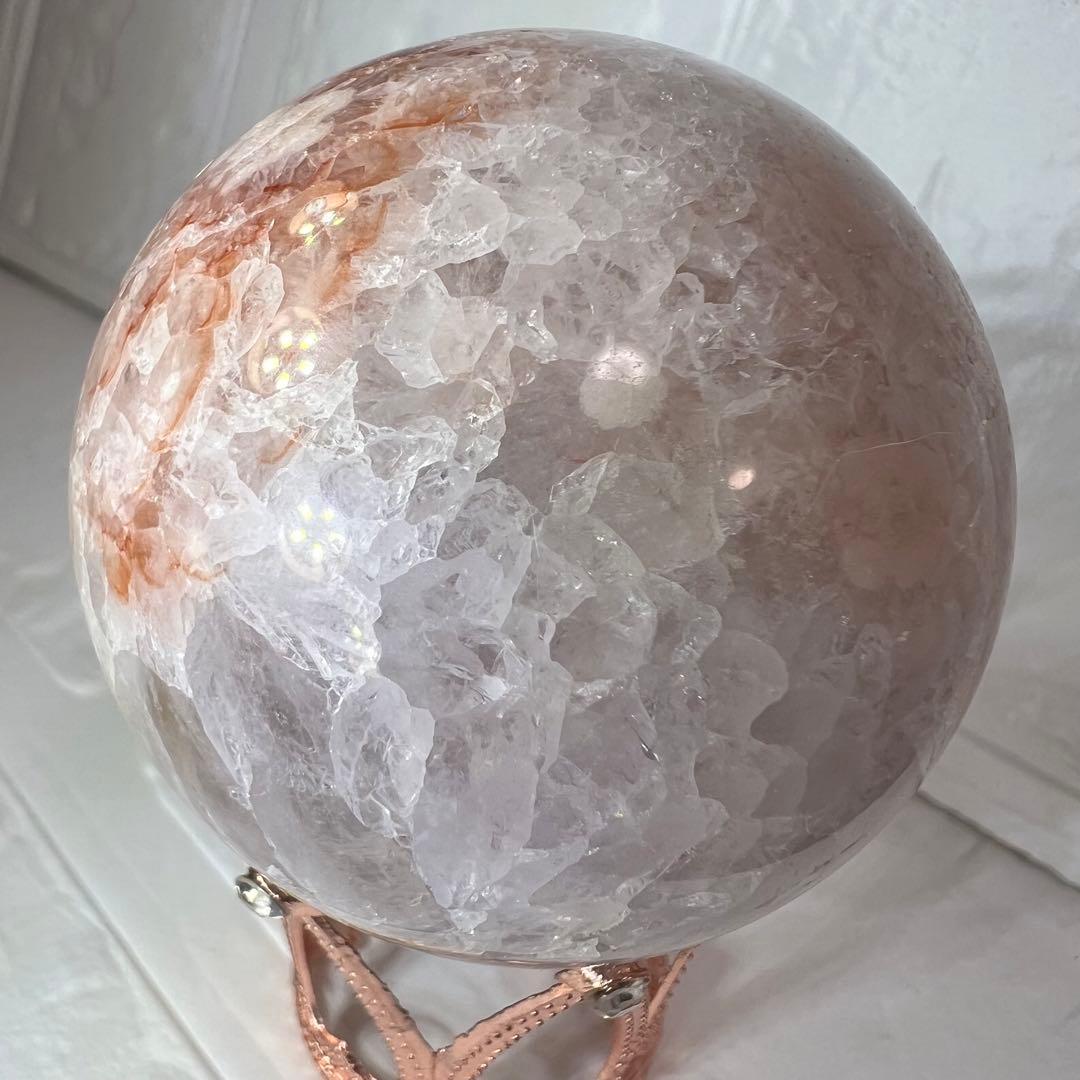 ㉒ピンクアメジスト⭐️桜瑪瑙⭐️ピンクアメジスト花瑪瑙⭐️フラワーアゲート⭐️スフィア