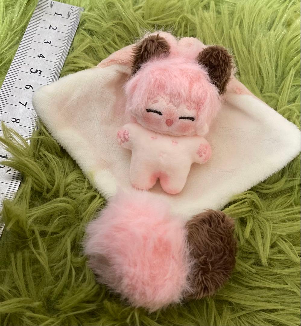 自作ぬいぐるみ・ピンクの猫