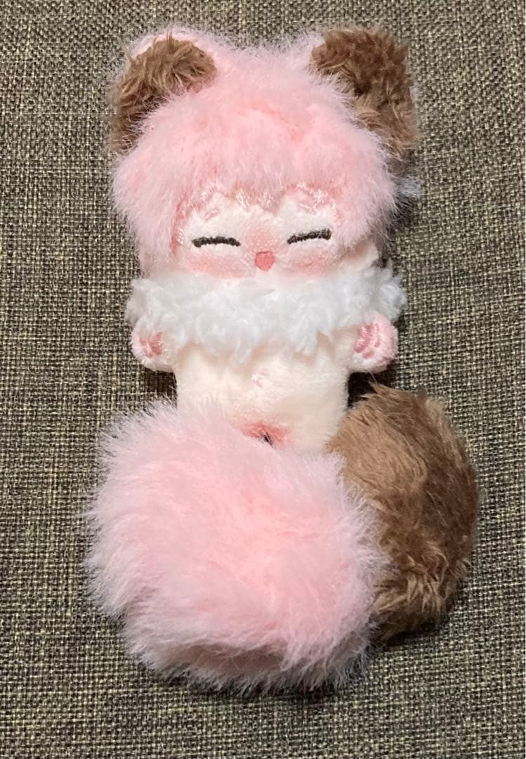 自作ぬいぐるみ・ピンクの猫