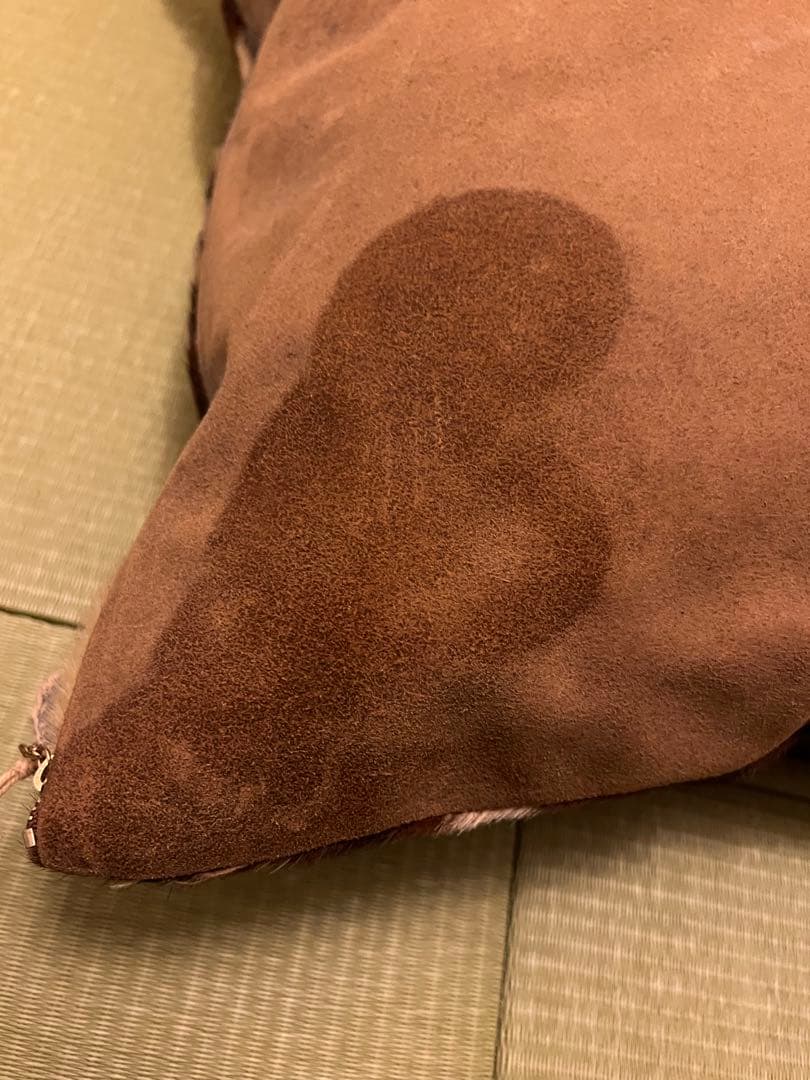 希少！　RRL カウスキン牛革　クッション