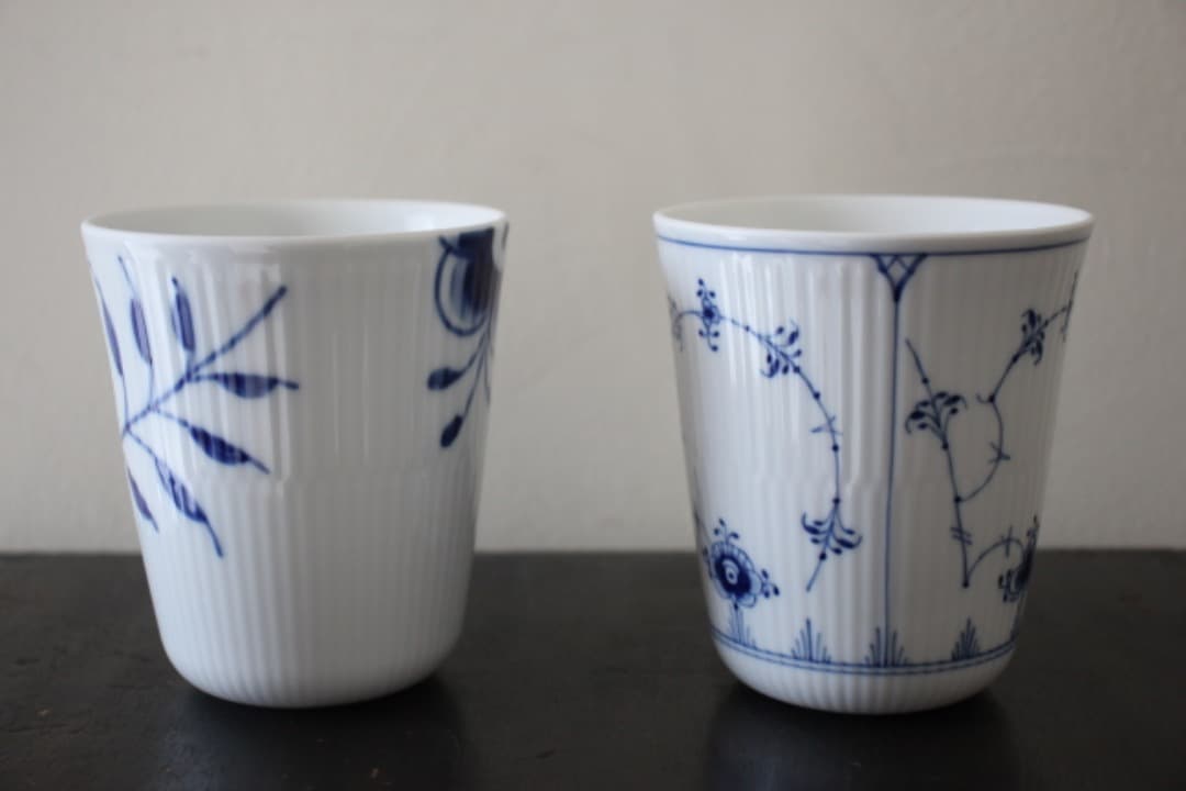 ロイヤルコペンハーゲン　プリンセスブルー　プレートペア&カップ２客