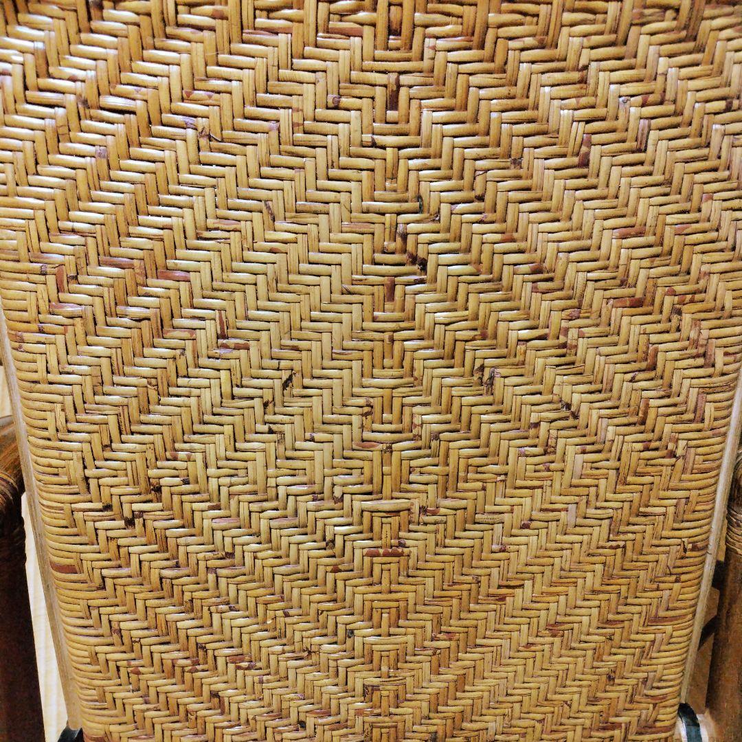 ラタンリクライニングチェア