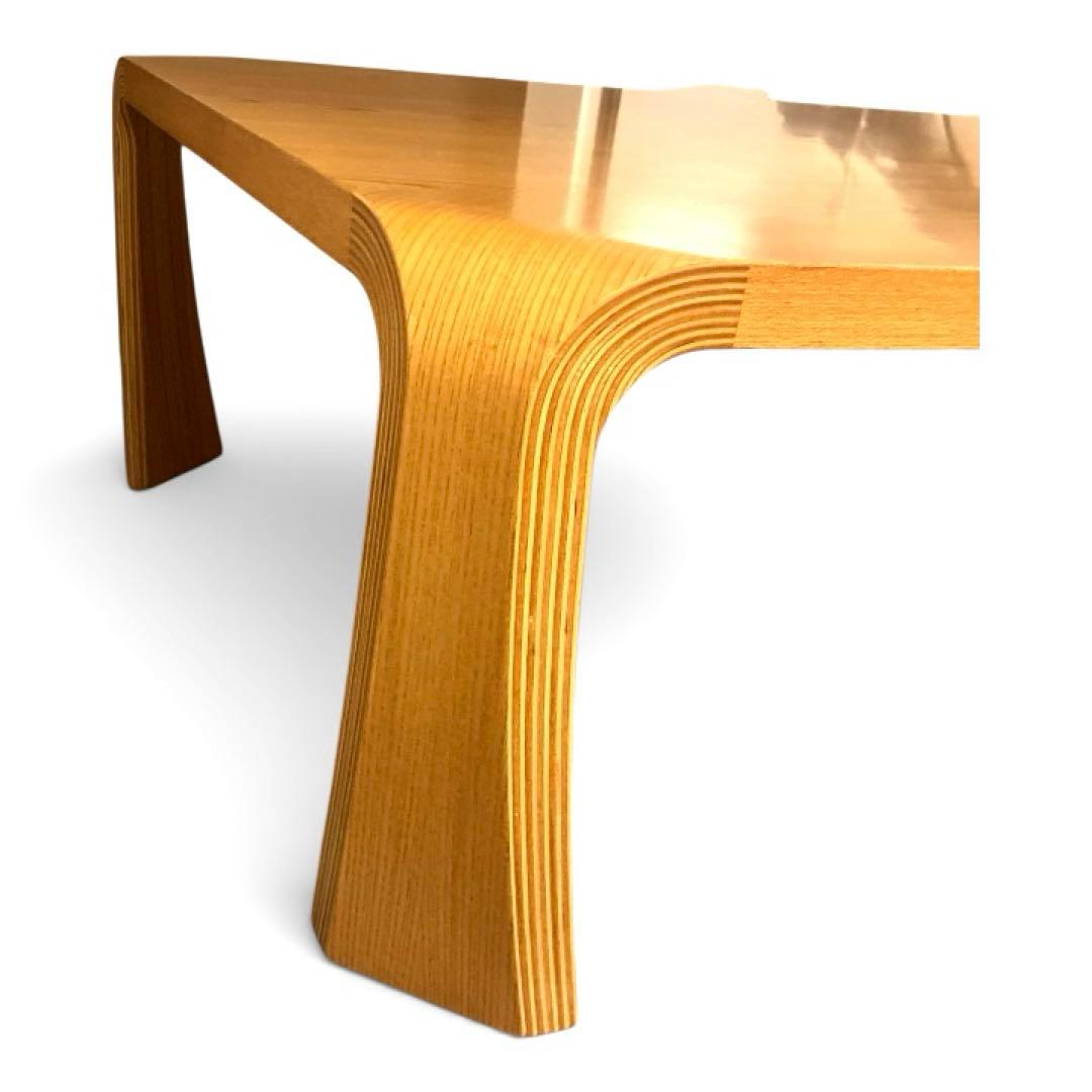 【美品】天童木工 ローテーブル 曲木 和モダン ジャパンディ 座卓 乾三郎