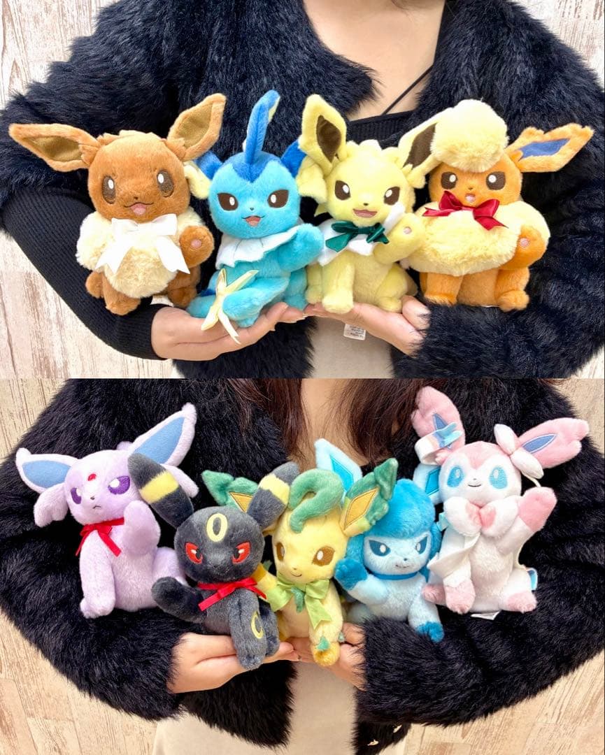 Eevee Collection イーブイ 全9種 ぬいぐるみ＋ウォールポケット