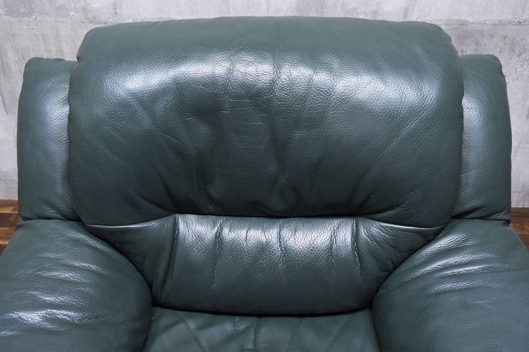 ECK100 IDC大塚家具 オースチン 1人掛けソファ レザー/総本革張り