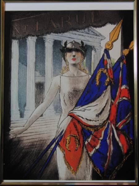 ルイ・イカール限定版・アールデコ/勝利の女神、希少な額装用画集より