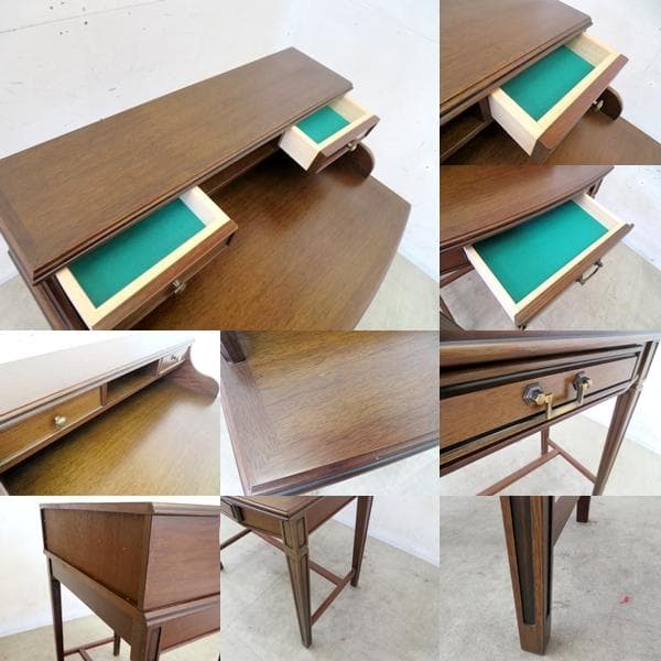 美品■マルニ木工■地中海ロイヤル■デスク72■18万円■クラシック■重厚■高級