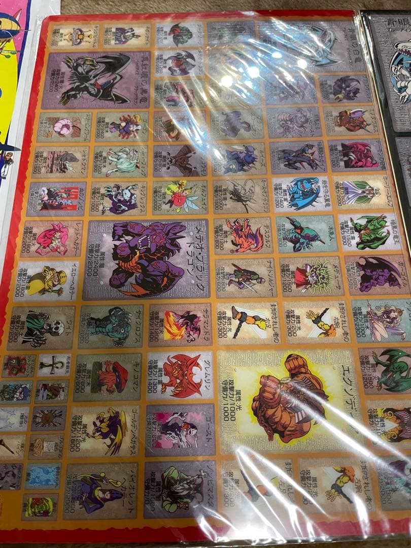 99年 東映アニメフェア 遊戯王 シール高橋和希 下敷き デュエリスト