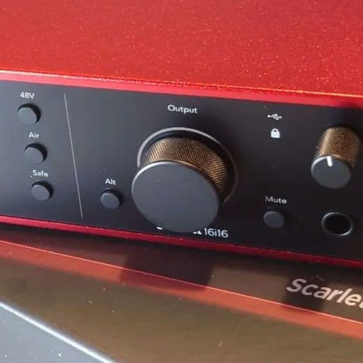 Focusrite Scarlett 16i16 4th Gen（中古美品）
