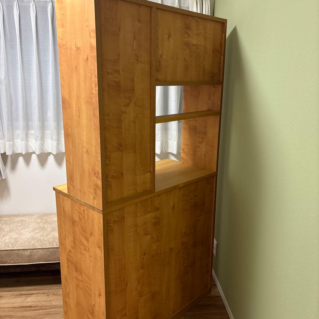 モモナチュラル　食器棚 カップボード