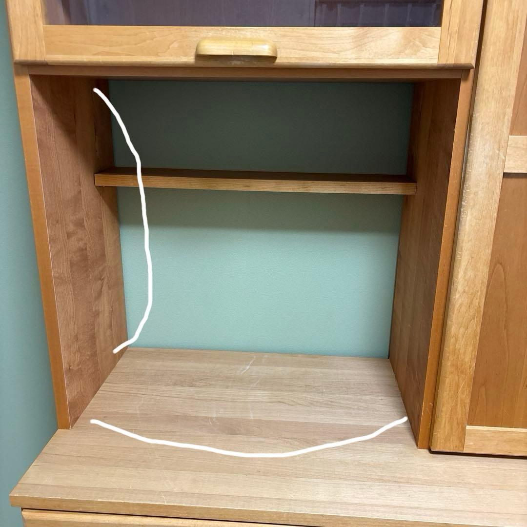 モモナチュラル　食器棚 カップボード