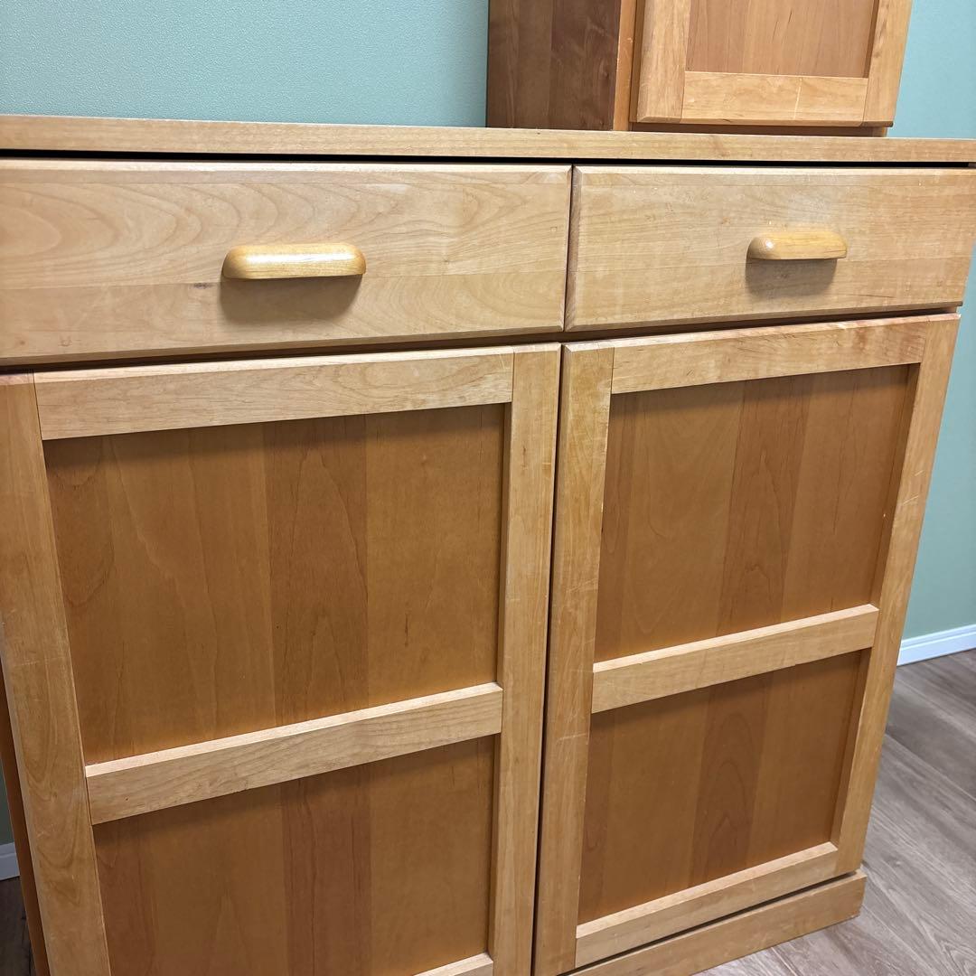 モモナチュラル　食器棚 カップボード