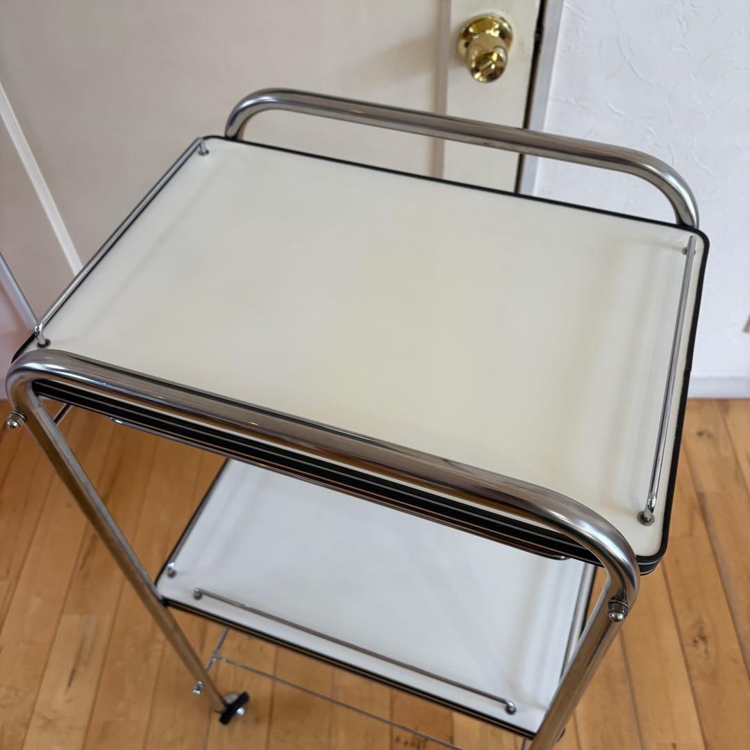 ☆ビンテージ☆美容室　理容室　ワゴン　マルチラック　ツールワゴン　キャスター付き