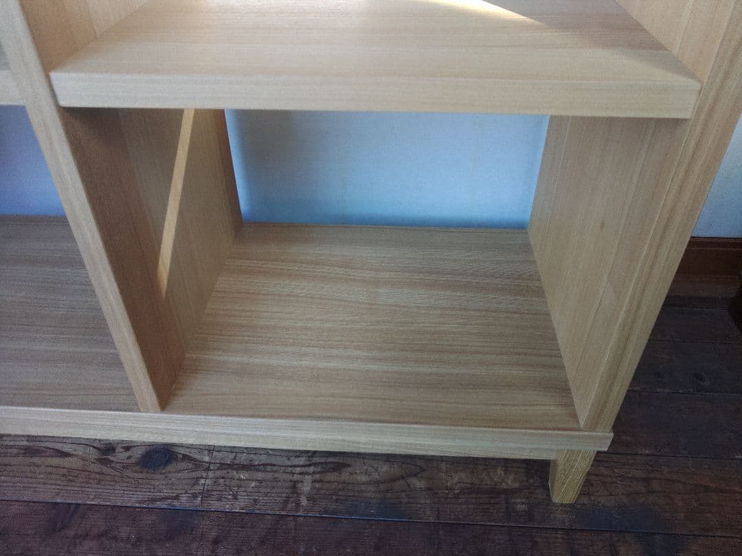 希少　無印良品　MUJI　タモ材　オープンシェルフ　無垢　ラック　棚　レア