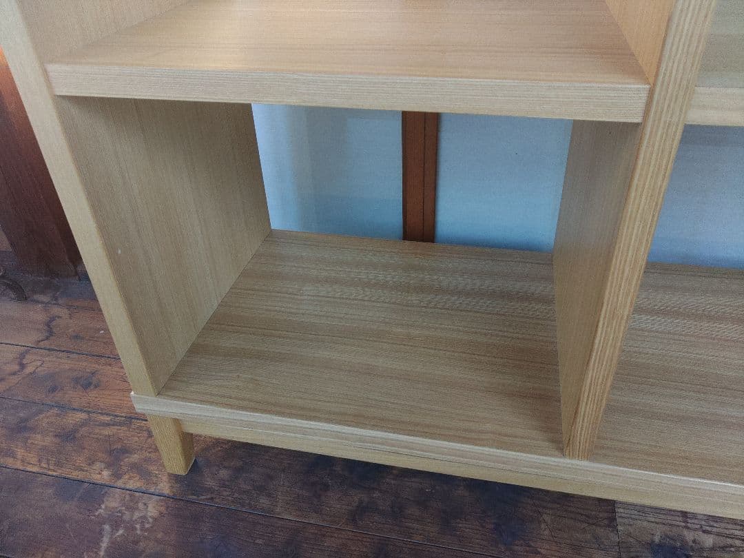 希少　無印良品　MUJI　タモ材　オープンシェルフ　無垢　ラック　棚　レア