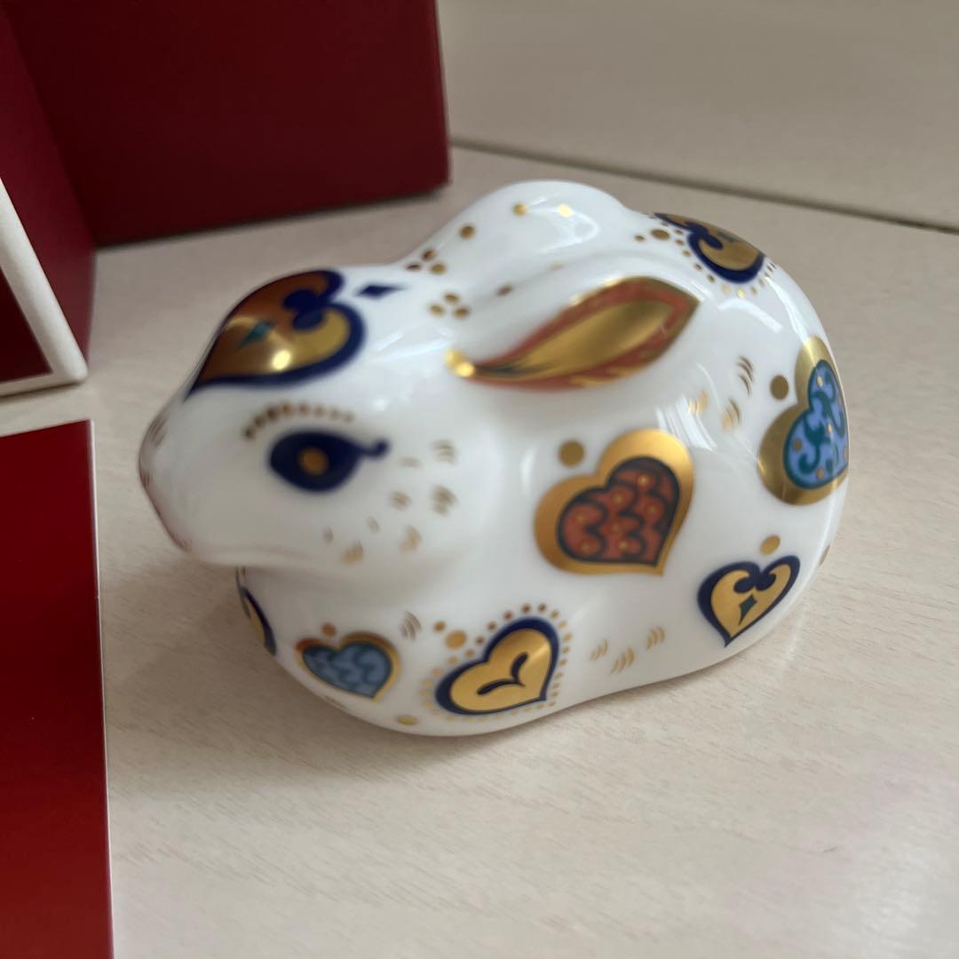 ロイヤルクラウンダービー うさぎ ニューイヤーラビット