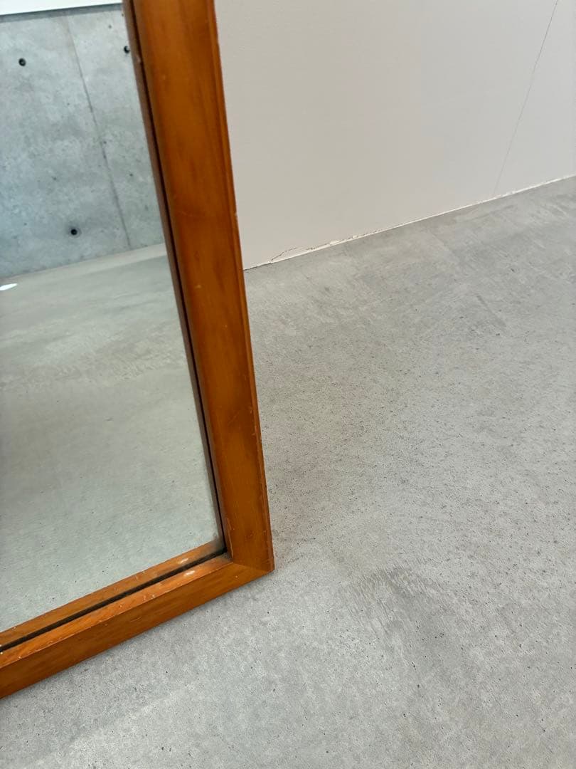 北欧　ビンテージ　壁掛けミラー　姿見