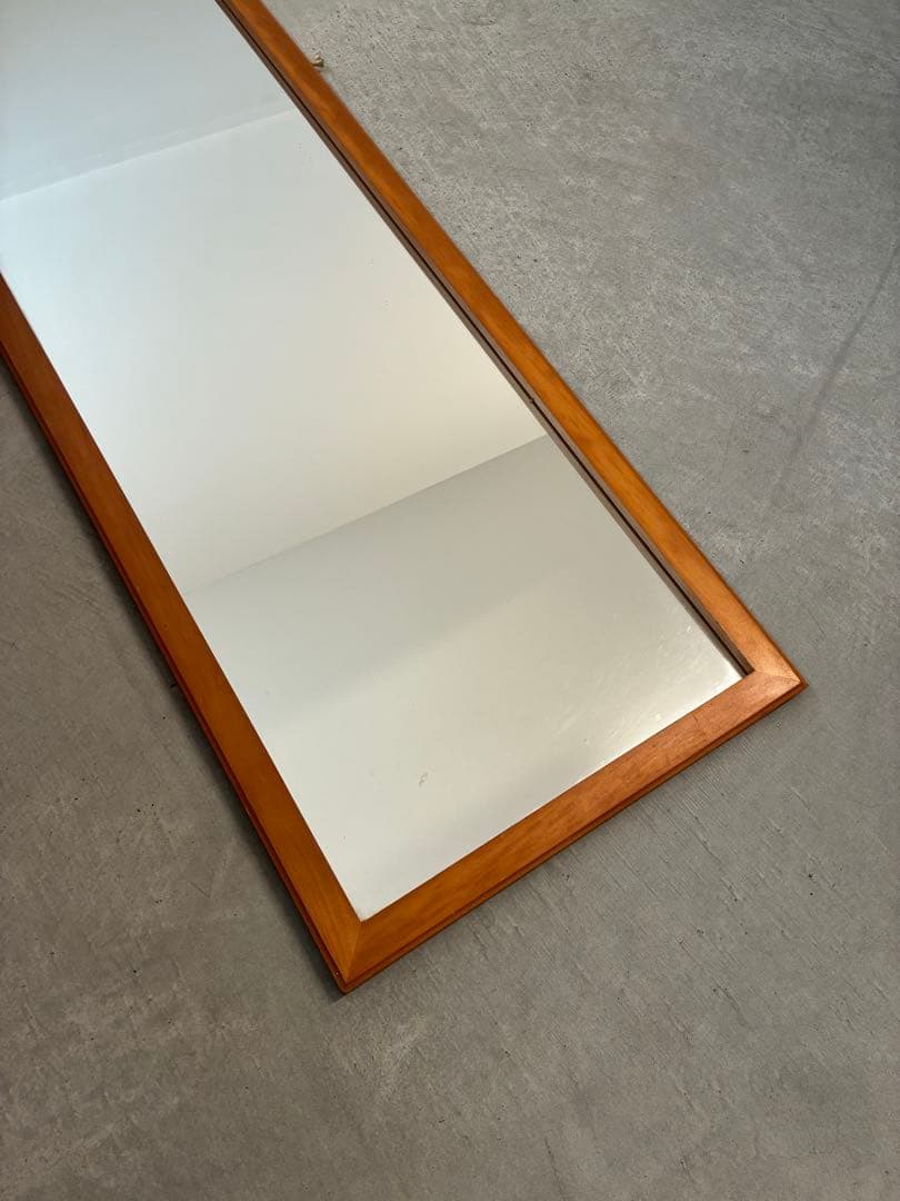 北欧　ビンテージ　壁掛けミラー　姿見