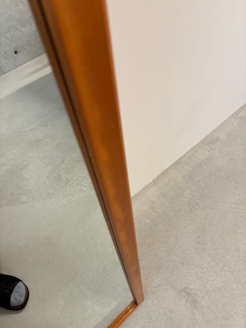 北欧　ビンテージ　壁掛けミラー　姿見