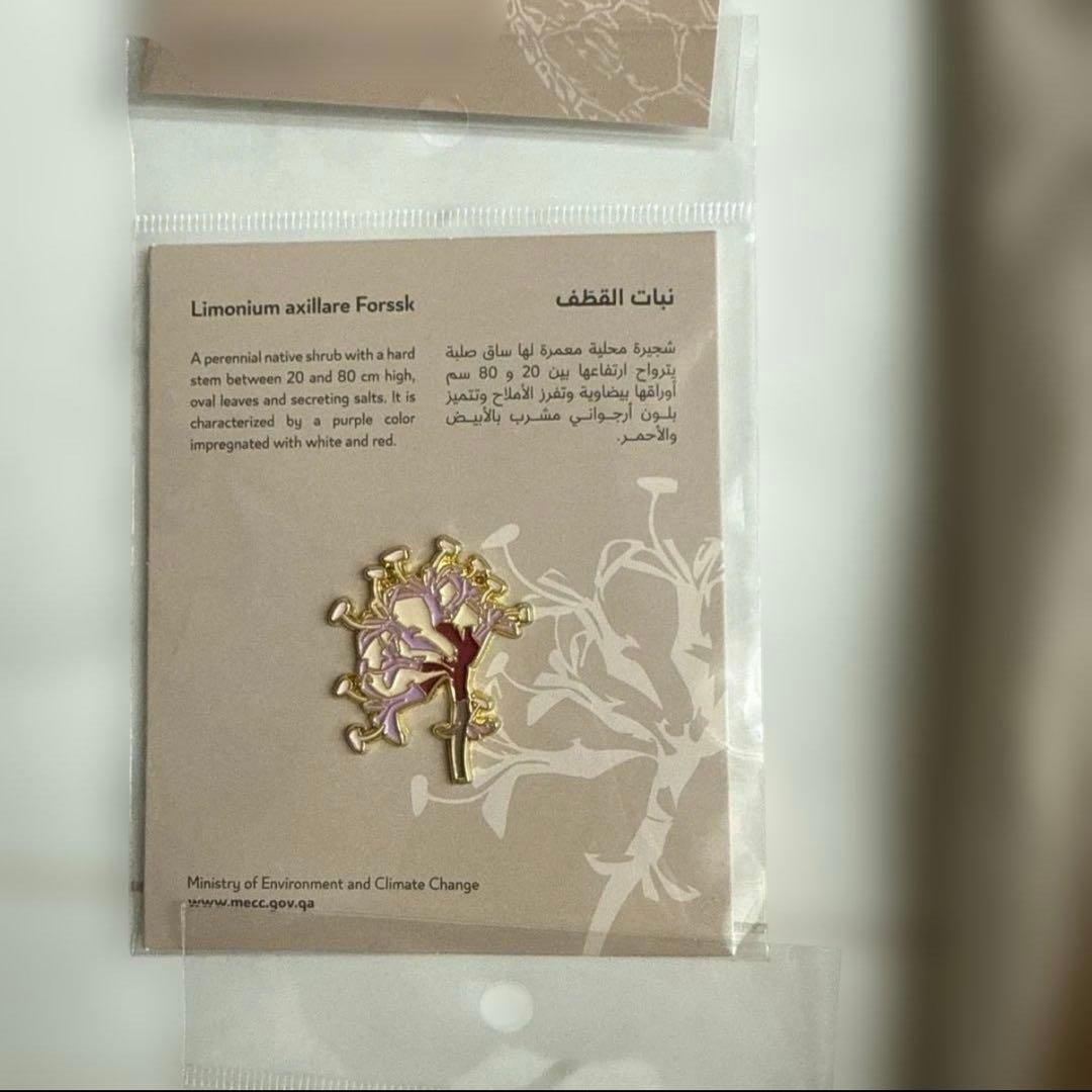 2025関西万博カタールパビリオン　トートバックと ピンバッジ3点セット