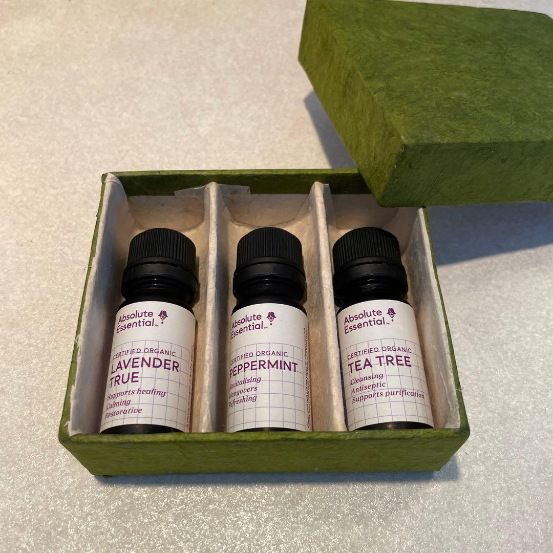 自然の恵みが詰まったニュージーランド産のオーガニック精油ギフト（10ml、3本）