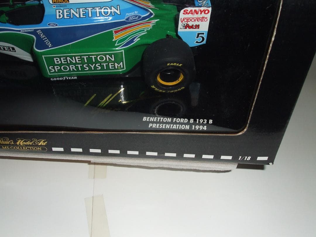 ベネトン　フォード　Ｂ１９３B　シューマッハ　プレゼン　ミニチャンプス　１／１８
