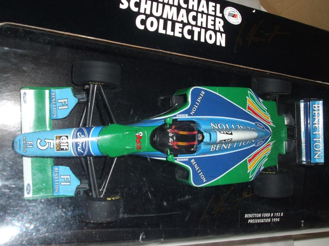ベネトン　フォード　Ｂ１９３B　シューマッハ　プレゼン　ミニチャンプス　１／１８