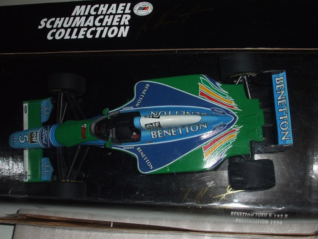 ベネトン　フォード　Ｂ１９３B　シューマッハ　プレゼン　ミニチャンプス　１／１８