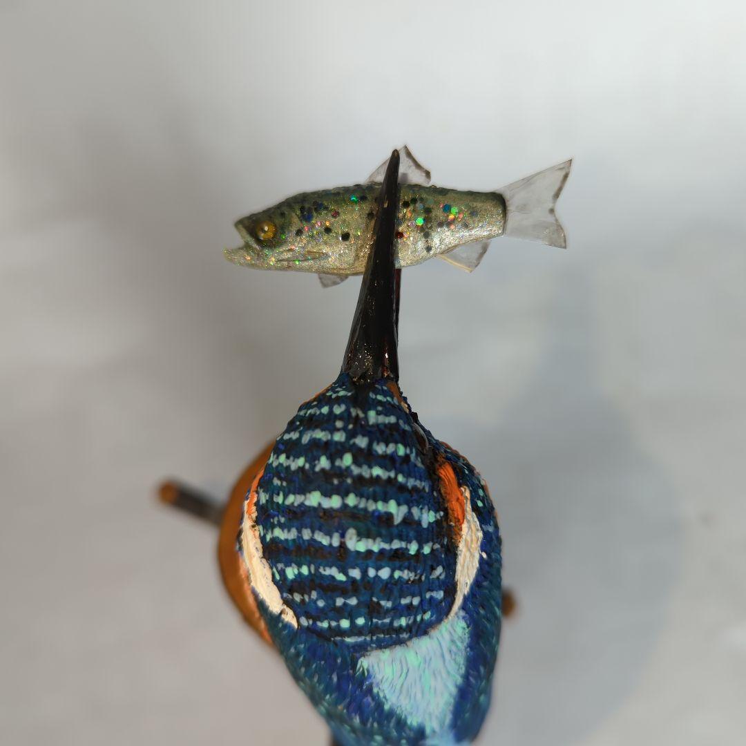 カワセミのバードカービング