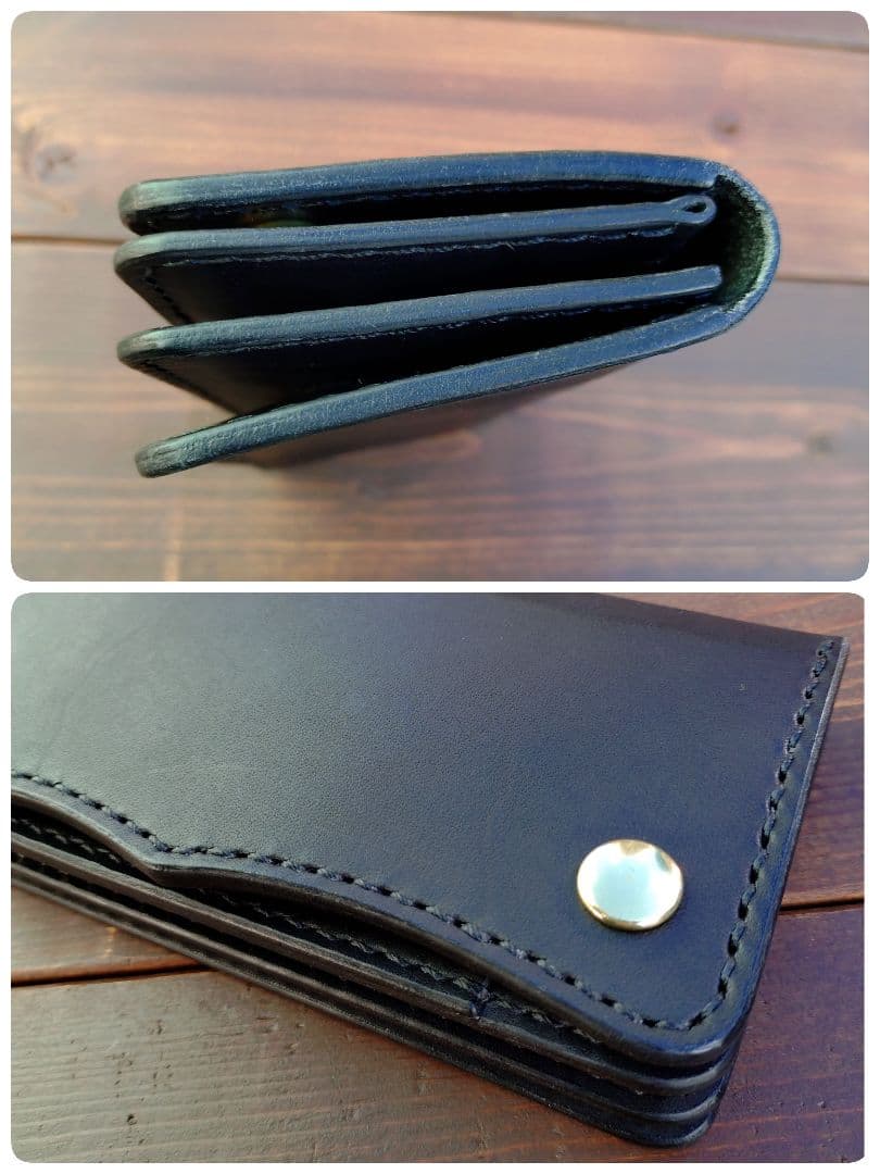栃木オイルレザー‼️トラッカーウォレット 【ハンドメイド】