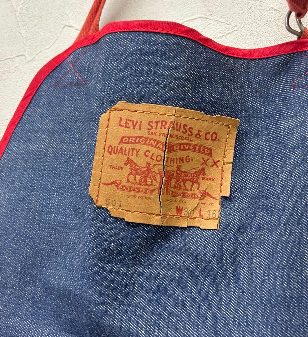 希少 アメリカ ビンテージLevi's 501 リーバイス デニム エプロン