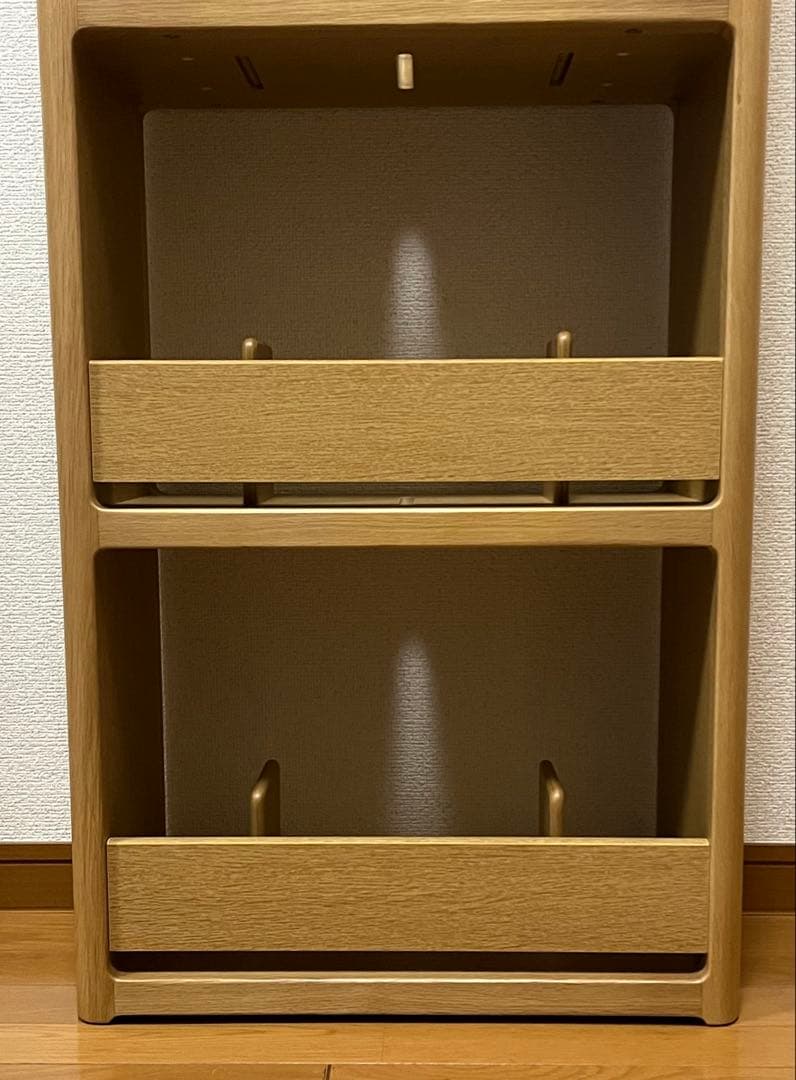 50cm No.6000書棚 No.6000デスクユニット ナチュラルオーク 楢 - メルカリ