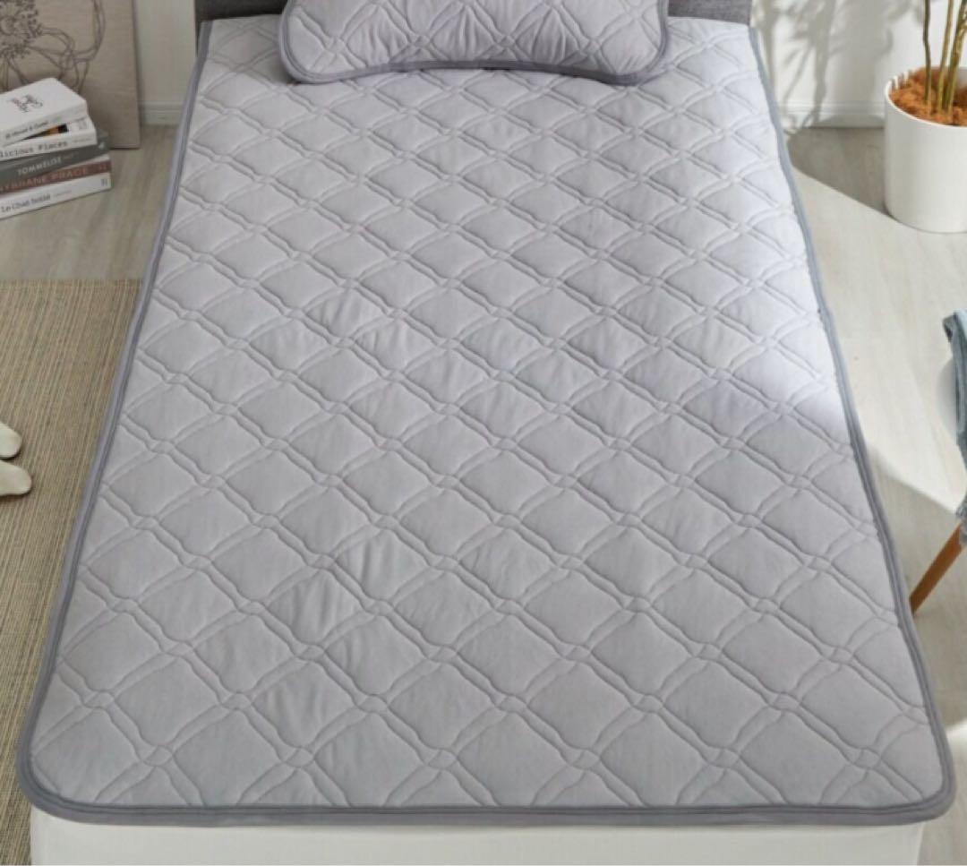 篠原化学【マジカルドライ】コットン×シルク生地使用 除湿消臭敷きパッド　ダブル