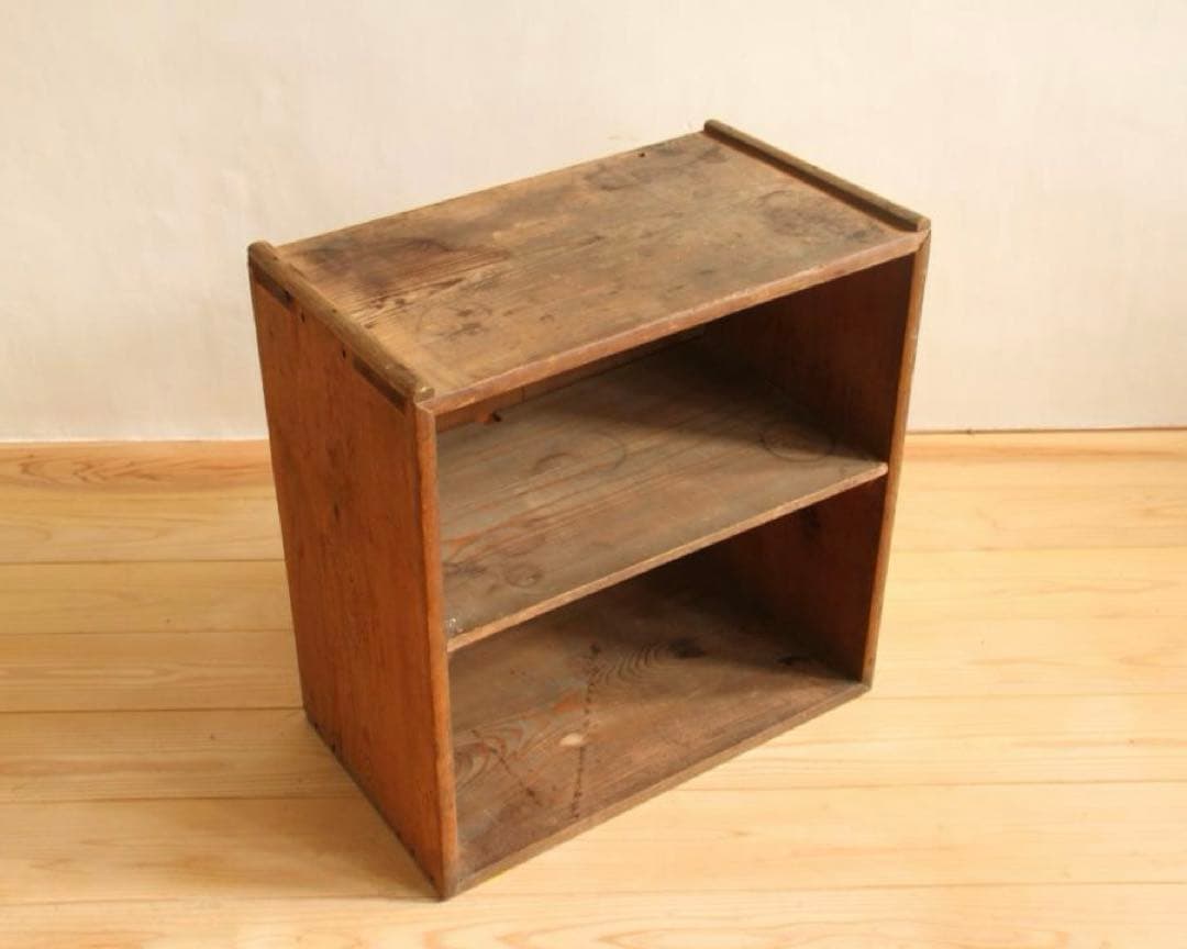 収納棚　棚　小物入れ　木製　古道具　古家具　アンティーク　ビンテージ　レトロ