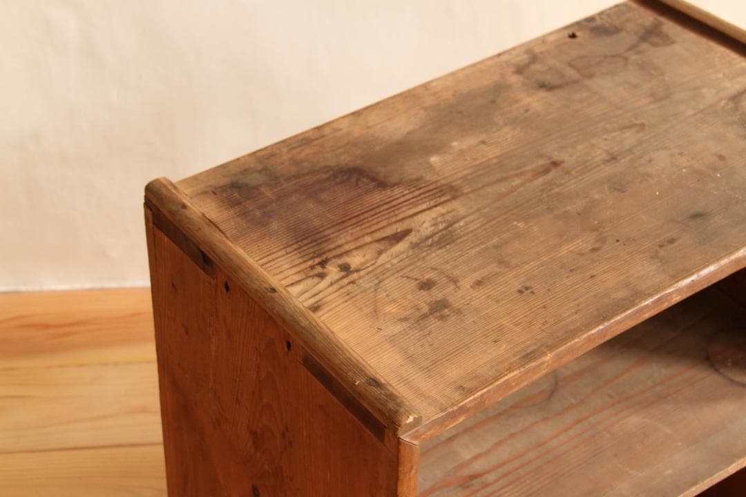 収納棚　棚　小物入れ　木製　古道具　古家具　アンティーク　ビンテージ　レトロ
