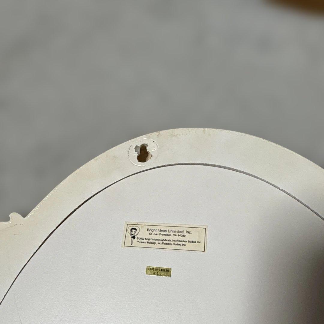 美品♡レアレトロかわいい古着屋ベティちゃん 楕円形ミラー鏡壁掛け卓上両方