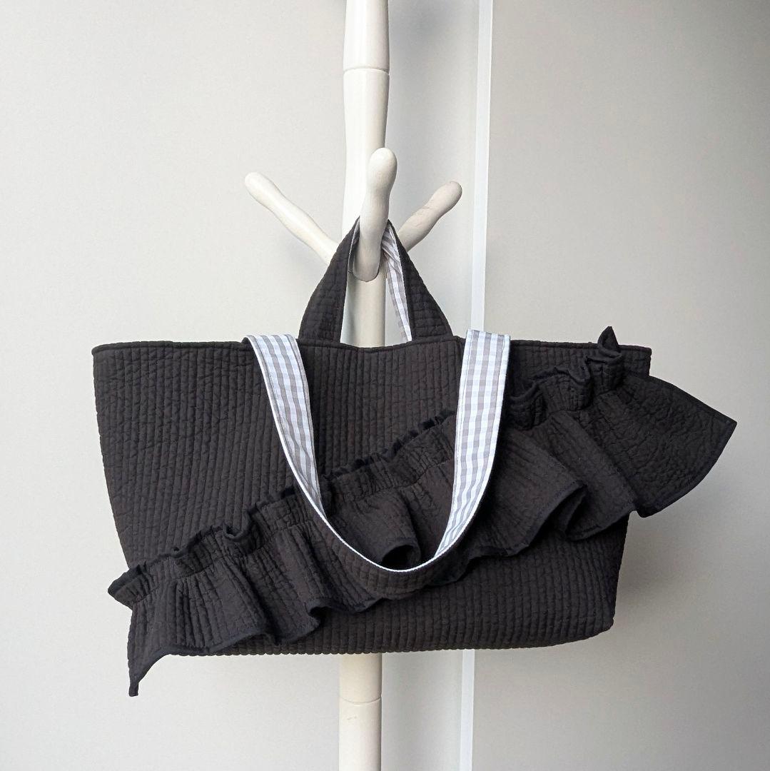 えり。様確認用 ヌビバッグ 大きめサイズ フリル マザーズバッグ ハンドメイド