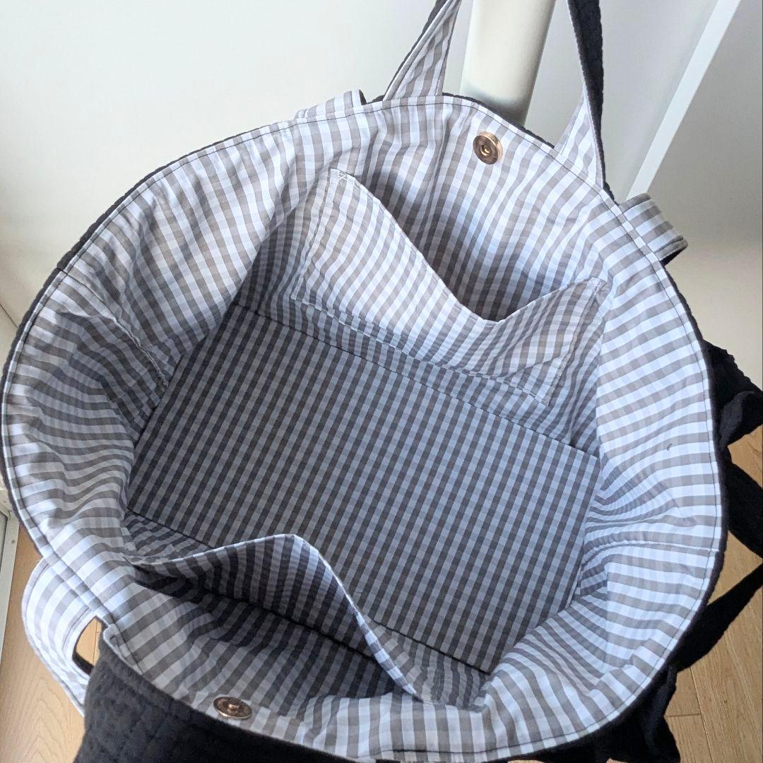 えり。様確認用 ヌビバッグ 大きめサイズ フリル マザーズバッグ ハンドメイド