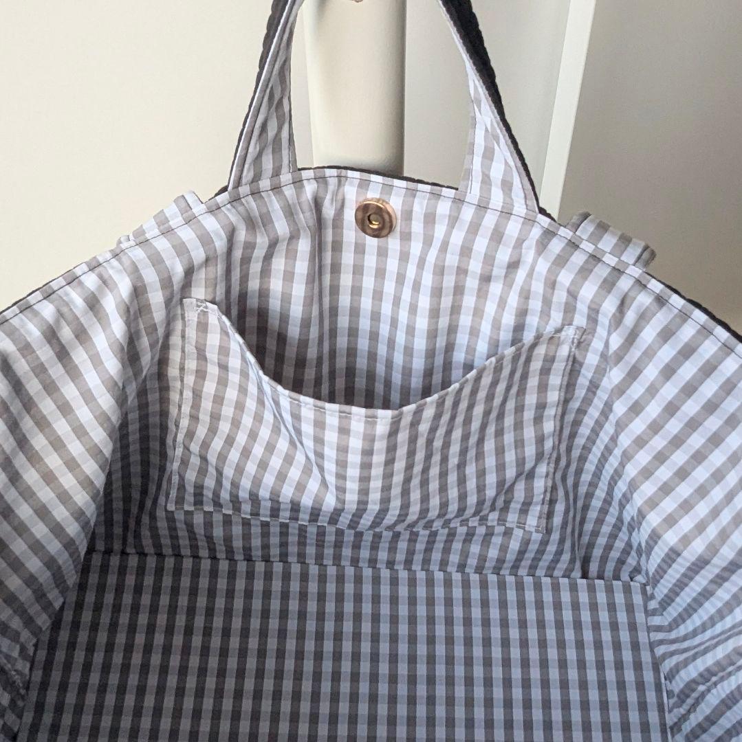 えり。様確認用 ヌビバッグ 大きめサイズ フリル マザーズバッグ ハンドメイド